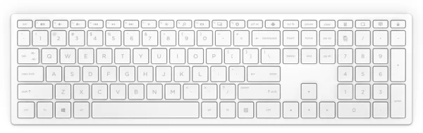 7c026fdc649340d694294a93e2d07b15 (1) HP Pavilion Wireless Keyboard 600 White